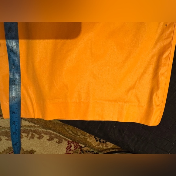 NWT LIA KES NEW YORK Orange Pants with Silk Lining. SIZE: 4 - Picture 10 of 14